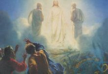 رب المجد يسوع مع ايليا وموسى النبي