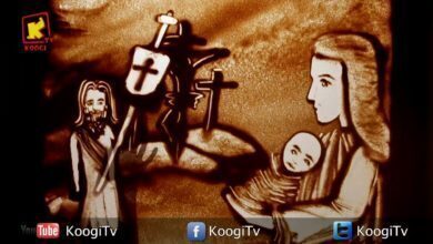 شقاوة رمل - سقوط الحية 35 - قناة كوجي القبطية الارثوذكسية للاطفال